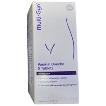 Multi-gyn Vaginal Doucha Combipack pomůcka na výplach pochvy + 10 tablet,