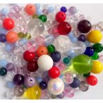 Mix českých skleněných korálků KULIČKY 50 g – Hledejceny.cz