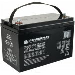 POWERMAT 12V 100Ah PM-AGM-100AHM2 – Hledejceny.cz
