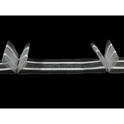 Záclonovka 2 skladová šíře 25 mm, střední, transparent – Zboží Dáma