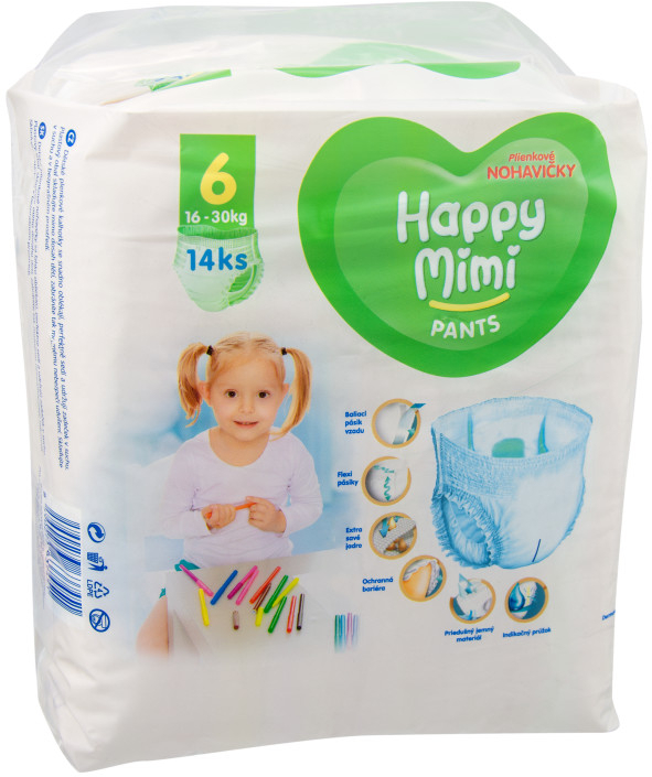 Happy Mimi pants 6 16-30 kg 14 ks