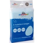 THERMOBABY Jednorázová přebalovací podložka 5 ks White – Zboží Dáma