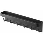 !!!Yamazaki Černý nástěnný věšák na klíče Smart s policí 6 x 24,5 cm – Hledejceny.cz