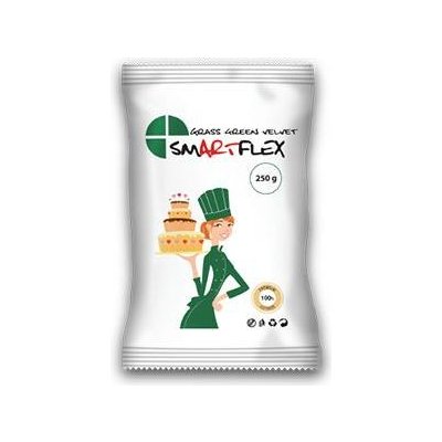Smartflex Fondán na dort Grass Green Velvet vanilkový 250 g – Zboží Dáma