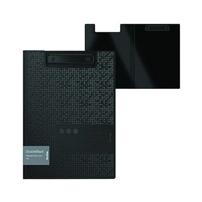 Deska s klipem Berlingo Clipboard DoubleBlack černá – Sleviste.cz