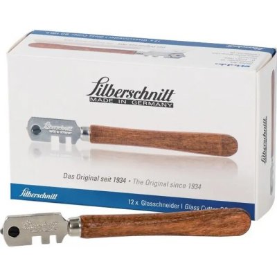 Silberschnitt BO 100.0 Řezák skla Silberschnitt. 6 koleček dřevěná rukojeť – Zboží Dáma