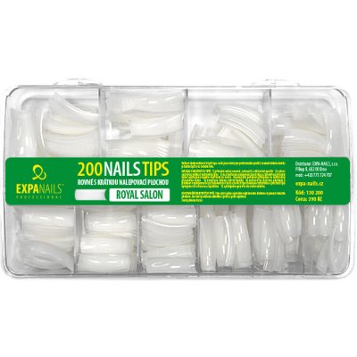 EXPA nails Tipy Royal SALON box 200 ks – Zboží Mobilmania