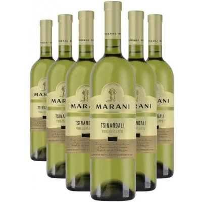 Marani TSINANDALI bílé suché víno 13% 6 x 0,75 l (holá láhev) – Hledejceny.cz