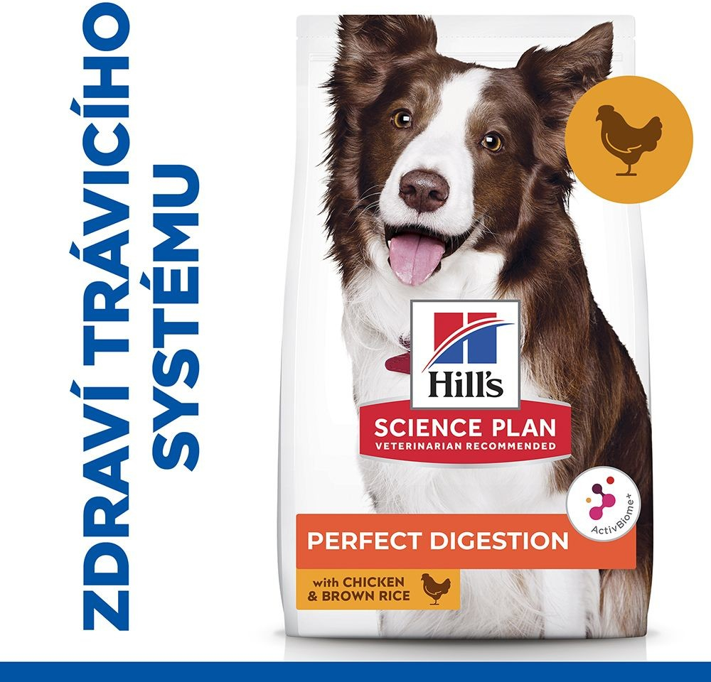 Hill’s Science Plan Adult Perfect Digestion Activ Biome Medium Breed 14 kg