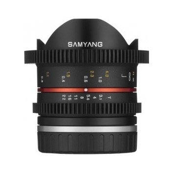 Samyang 8mm T3.1 Cine UMC Fisheye II Canon M