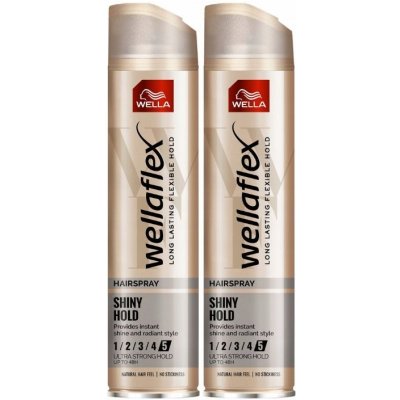 Wella Wellaflex Shiny lak na vlasy extra silný500 ml – Zbozi.Blesk.cz