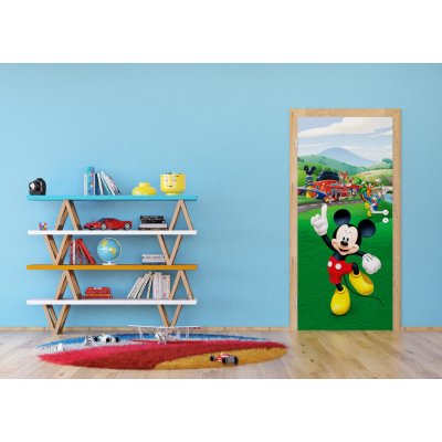 AG Design FTDNV-5480 vliesová fototapeta MICKEY MOUSE rozměry 90 x 202 cm – Zboží Mobilmania