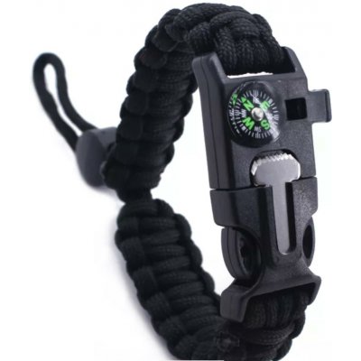 KPZ Outdoor Paracord 5 v 1 nastavitelný černá – Sleviste.cz