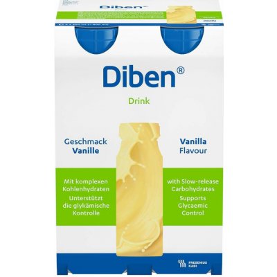 DIBEN DRINK VANILKA POR SOL 4X200ML – Hledejceny.cz