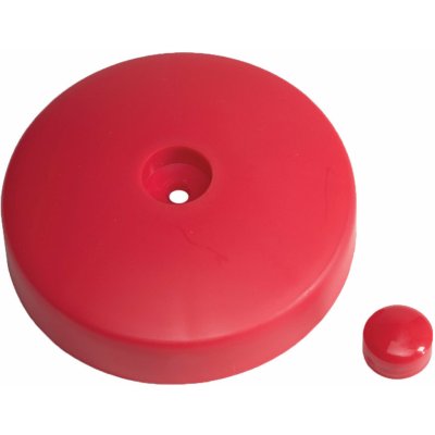 KBT Ochranná krytka na kulatinu 100mm červená – Zboží Mobilmania