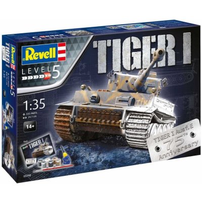 Revell Gift Set tank 05790 75 Years Tiger I CO18 05790 1:35 – Hledejceny.cz