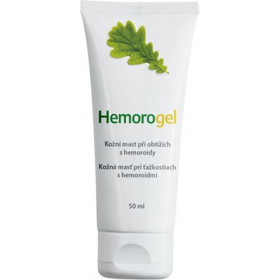 Hemorogel Kožní mast při obtížích s hemoroidy 50 ml