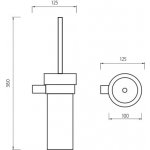 Nimco Bormo - toaletní WC kartáč BR 11094W-26 – Hledejceny.cz