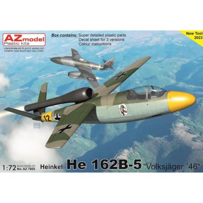 AZ Model AZ7855 Heinkel He 162B-5 Volkjäger 46 1:72