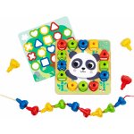 Tooky Toy Logická stavebnice a provlékání Duha – Sleviste.cz