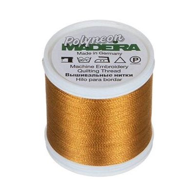 Vyšívací nitě PES Madeira Polyneon (400m) barva 1672 sisal – Zboží Dáma