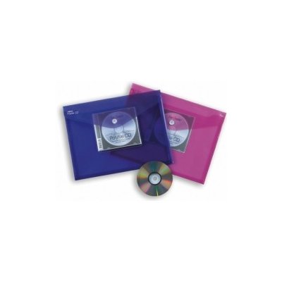 Snopake A4 spisové desky s kapsou na CD mix barev