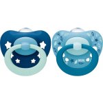 Nuk silikon šidítko 2 ks Signature Blue – Zboží Dáma