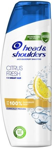 Head & Shoulders Citrus Fresh šampon na mastné vlasy s lupy 250 ml