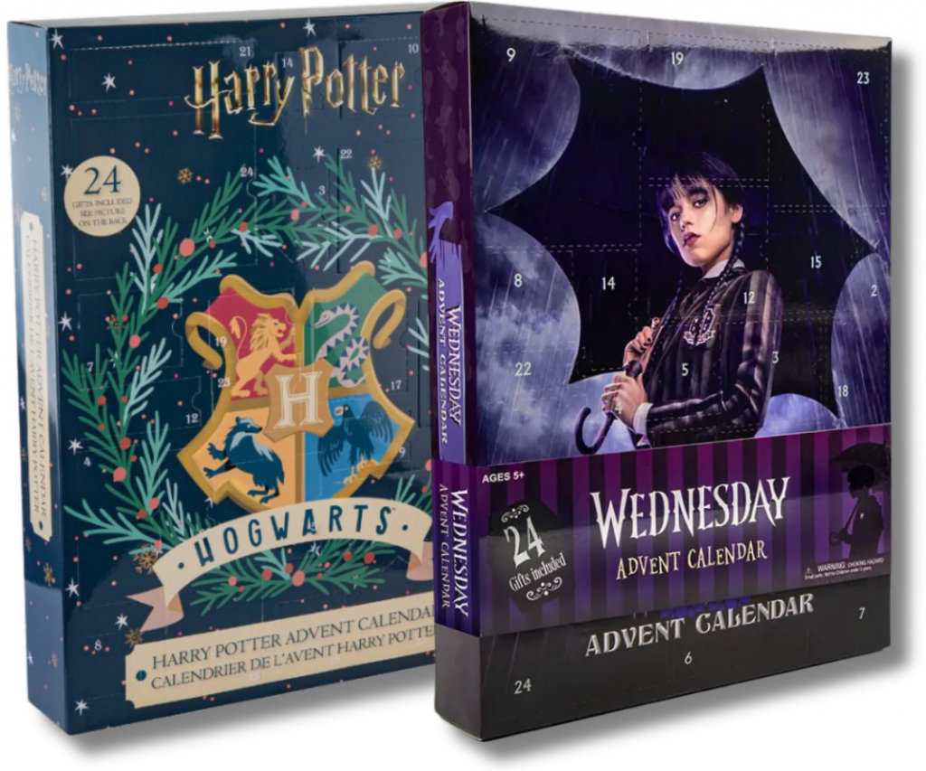 Cinereplicas Adventní kalendář Harry Potter Vánoce + Wednesday