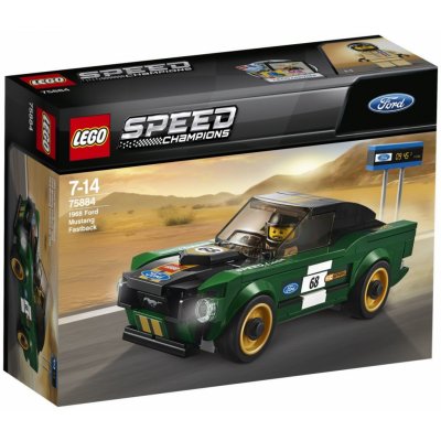 LEGO® Speed Champions 75884 Ford Mustang Fastback 1968 – Zboží Mobilmania