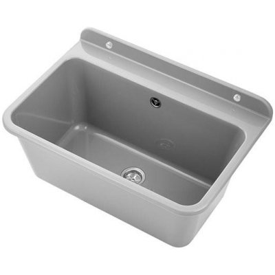 DobreSny Závěsná výlevka Rozet šedá 61 x 41 x 30 cm – Zboží Dáma