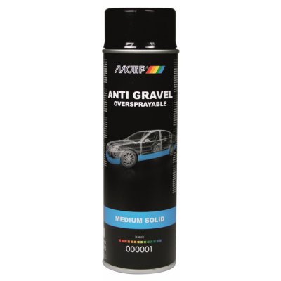 Motip Ochranný nástřik přelakovatelný černý 500 ml – Sleviste.cz