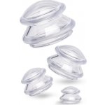 Fabulo Silikonové masážní baňky Mushroom 4 ks průhledná – Zbozi.Blesk.cz