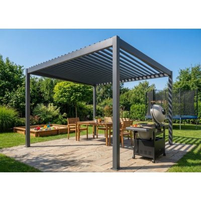 Lanit Plast hliníková bioklimatická pergola Premium 4 x 3 m LG4089 – Zboží Mobilmania