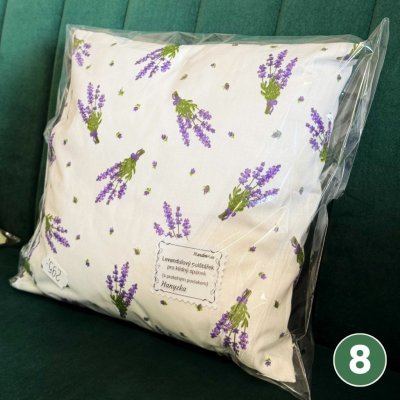 Hanyzka Levandulový Polštář pro klid a radost Obchudek č.8 28x28 – Zboží Dáma