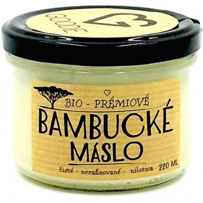 Goodie Bambucké máslo Nilotica BIO Fairtrade 220 ml – Zboží Dáma