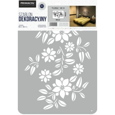 PRIMACOL Dekorační šablona XXL, 44 × 60 cm, FLORAL SAB010 – Hledejceny.cz