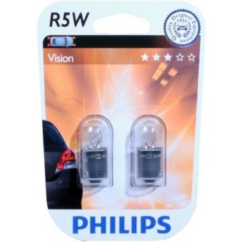 10pcs PHILIPS 12821 R5W 12V 5W BA15s Premium Vision Signal Light