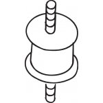 BOSAL Pryžový pásek, výfukový systém 255473