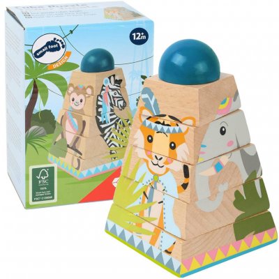 Small Foot nasazovací věž Jungle – Zboží Mobilmania