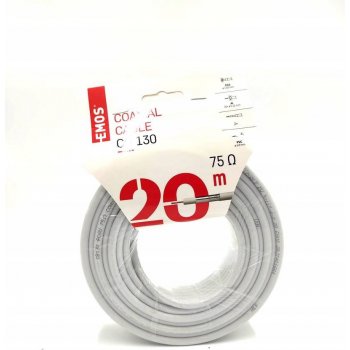 EMOS Koaxiální kabel CB130, 20m 2305120040
