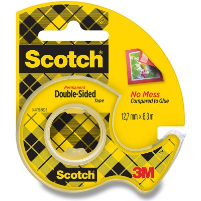 Scotch 136 Double oboustranná lepicí páska oboustranná 12 mm x 6,3 m – Zboží Živě