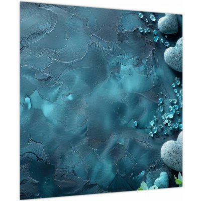 Obraz - Kameny tvaru srdce, jednodílný 50x50 cm – Zboží Dáma