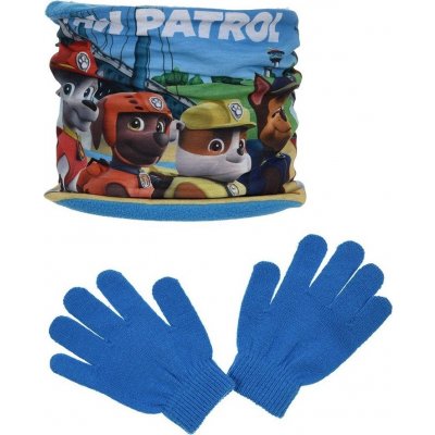 Paw Patrol chlapecká sada nákrčníku a rukavic modrá – Zboží Mobilmania