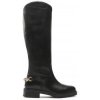 Dámská kozačka Tommy Hilfiger Twist Flat Longboot FW0FW07057 Black BDS