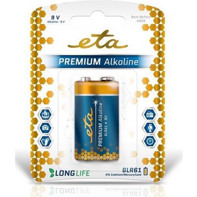 ETA PREMIUM ALKALINE 9V 1ks 9VPREM1 – Hledejceny.cz
