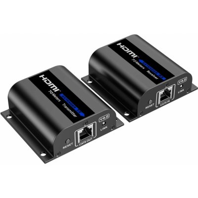 PREMIUMCORD HDMI extender na 60m přes jeden kabel Cat5e/Cat6 - khext60 – Hledejceny.cz