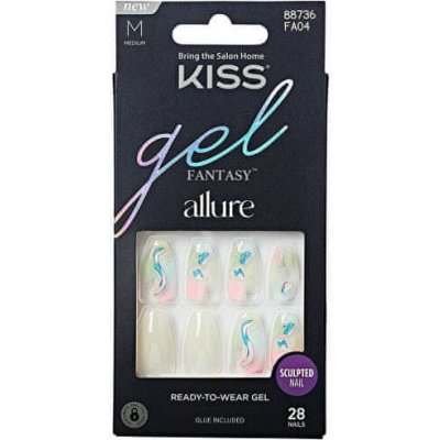 KISS Gelové nehty Gel Fantasy Allure Band of Color 28 ks – Zboží Dáma