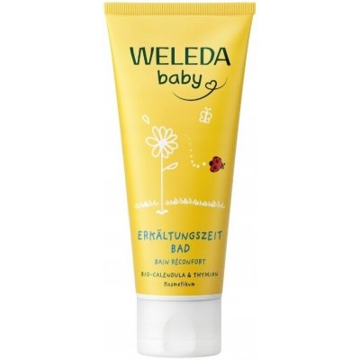 Weleda baby "čas nachlazení" přísada do koupele s bio měsíčkem a tymiánem 75 ml – Sleviste.cz