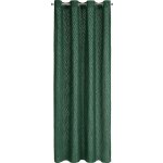Pierre Cardin ZÁVĚS NA KROUŽCÍCH PIERRE CARDIN INGA 140X250 CM TMAVĚZELENÁ – Hledejceny.cz